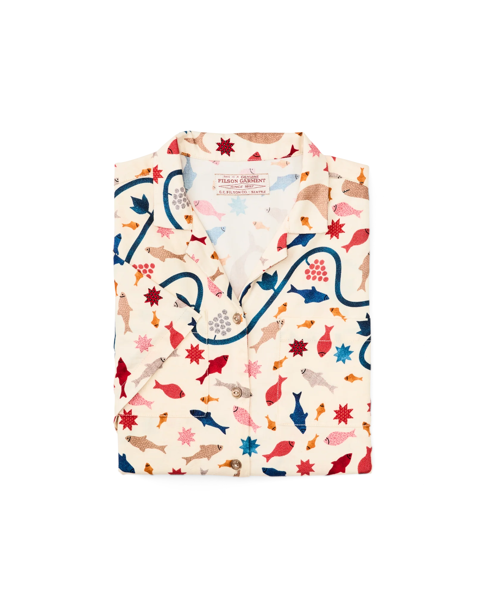 Women's Short Sleeve Camp Shirt - FILSON OUTLET