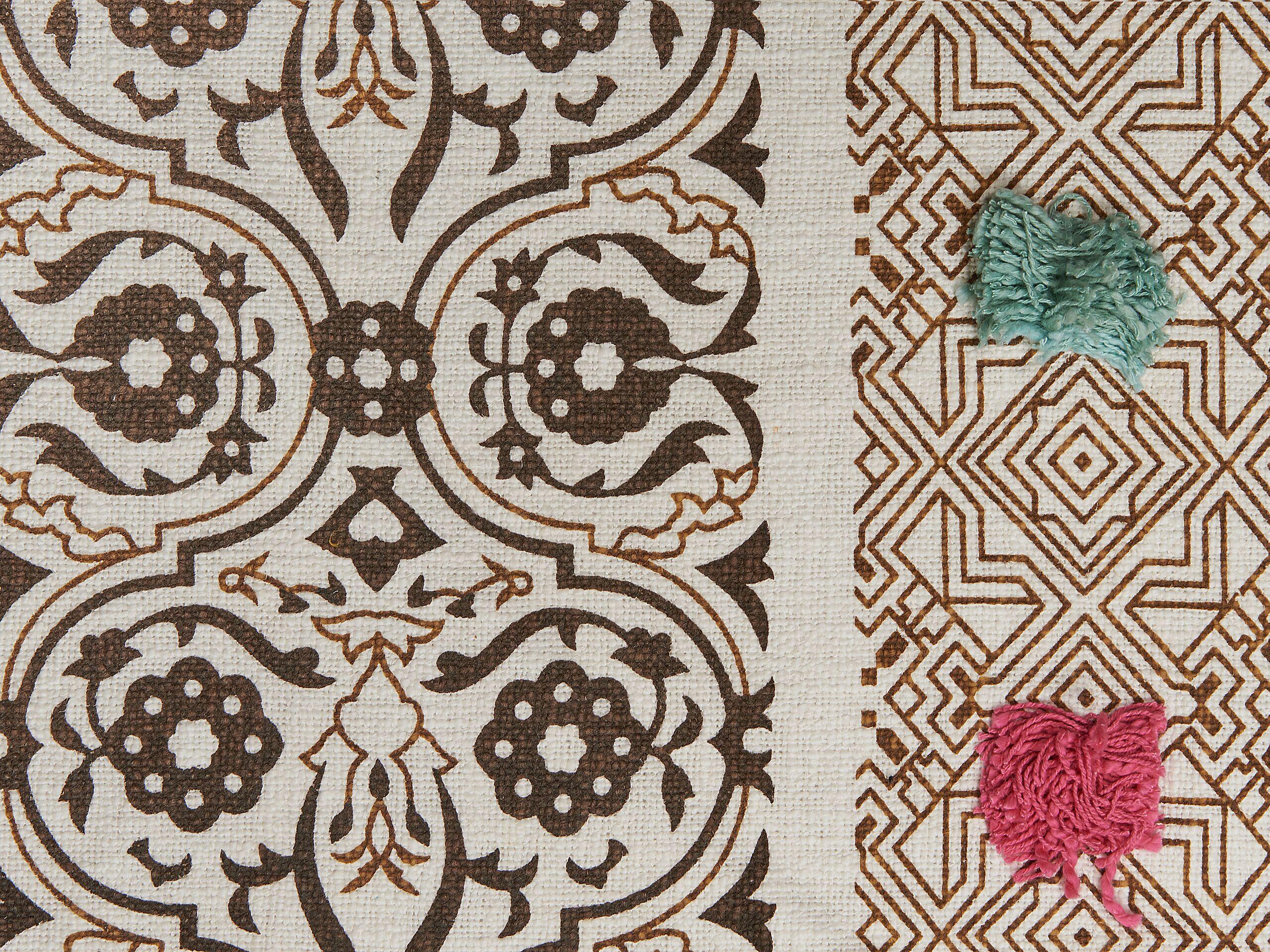 Beliani Kuscheldecke aus Baumwolle Klassisch CHINSURAH