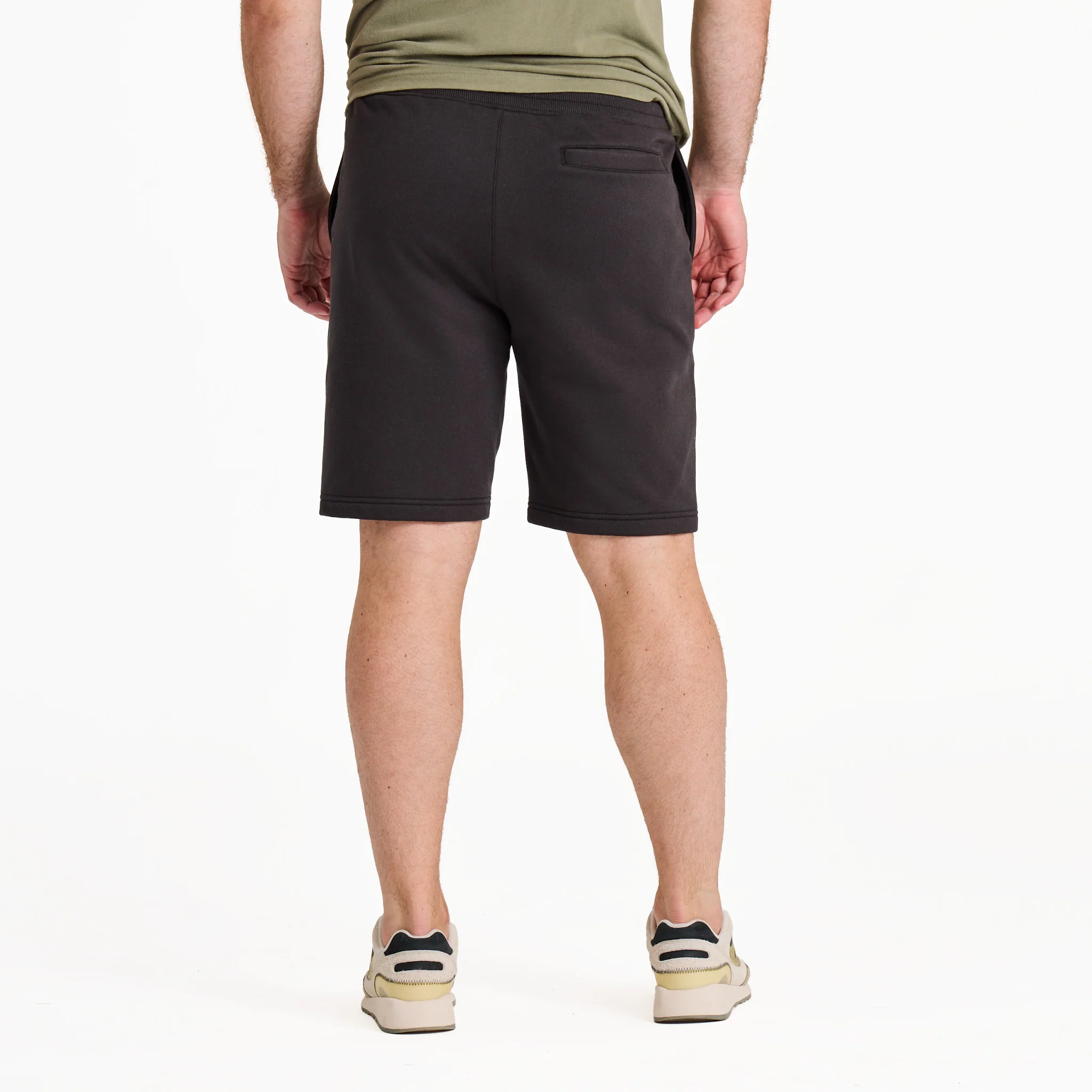 Men's Solid Good Vibes Fleece Shorts