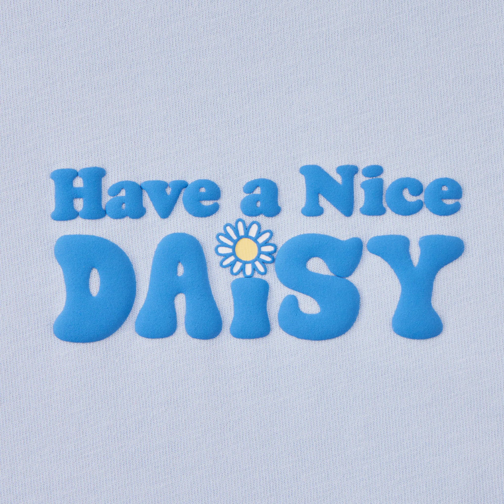 Kids Have A Nice Daisy Flower Long Sleeve Crusher Tee