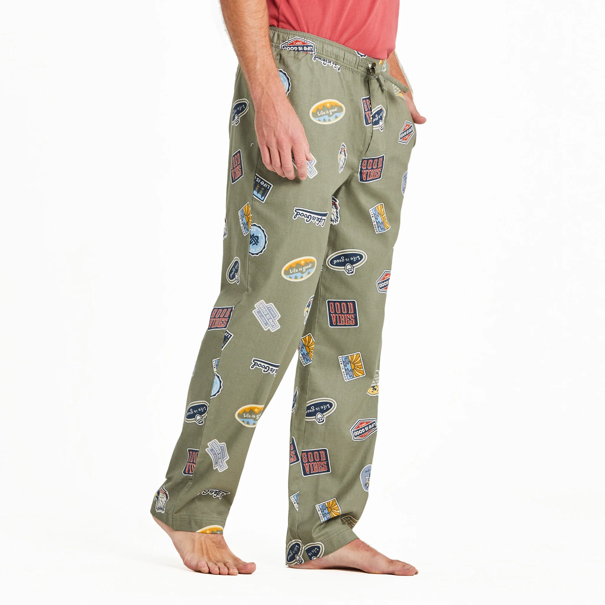 Men's Sticker Collage Classic Sleep Pant