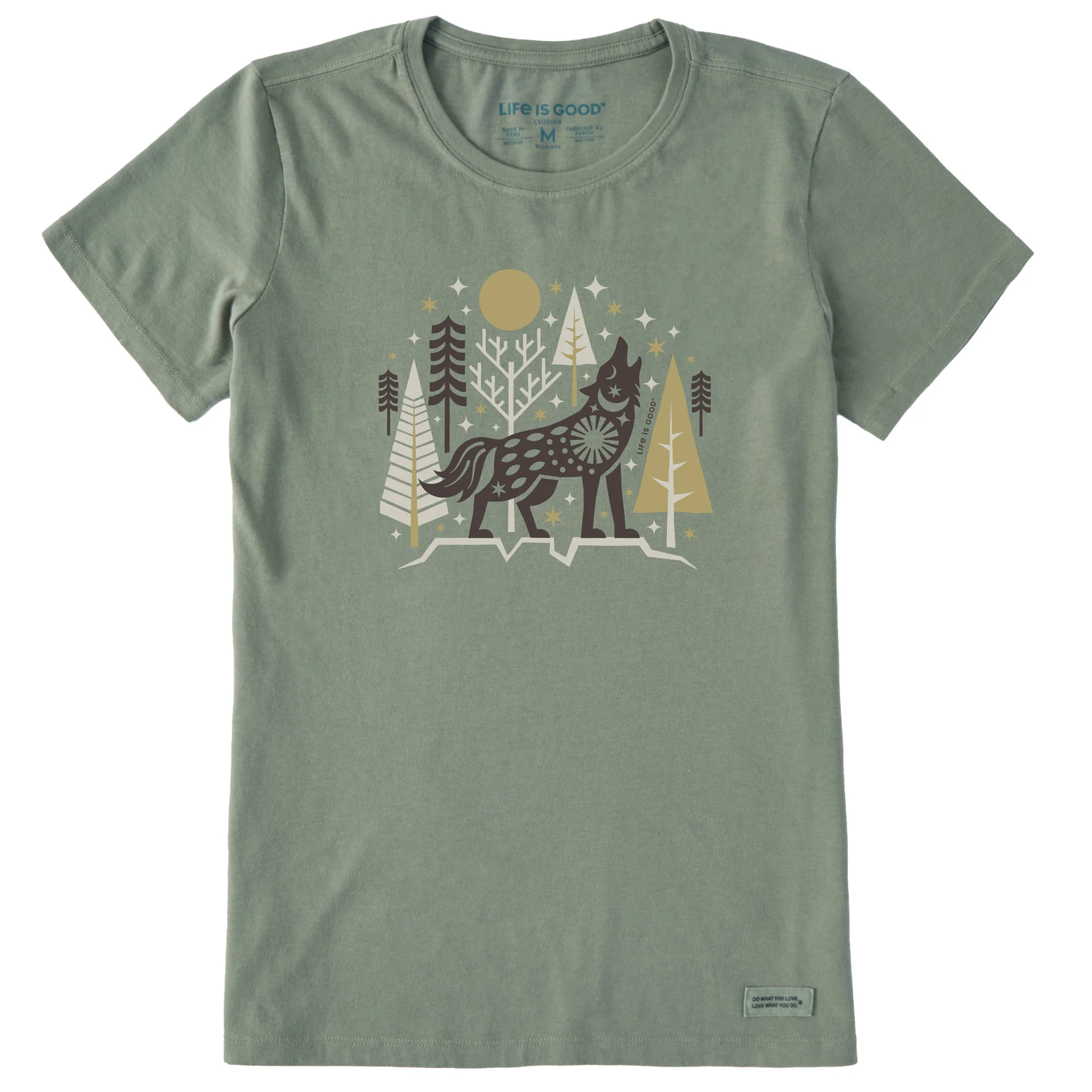 Women's Winter Wolf Short Sleeve Crusher Tee