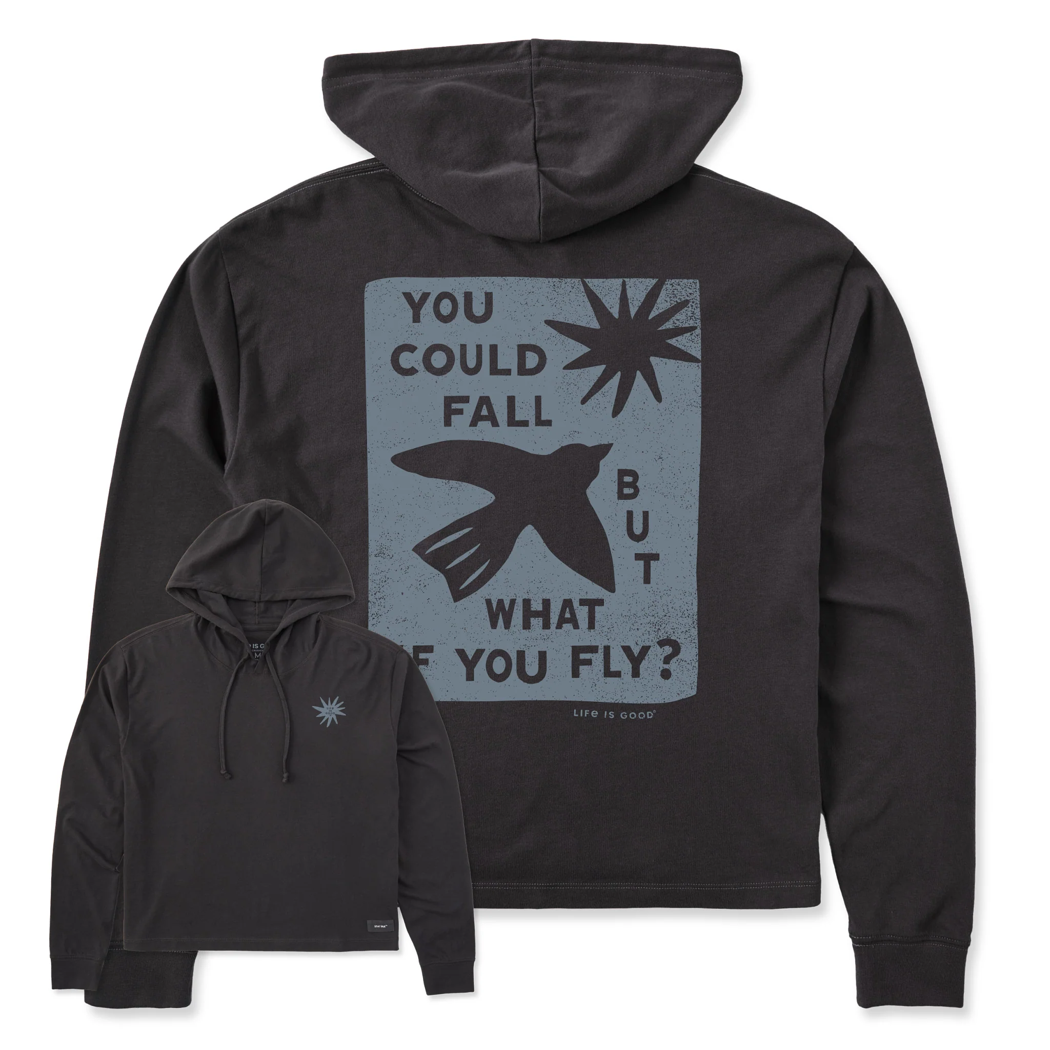 Women's But What if You Fly? Crusher Boxy Hoodie