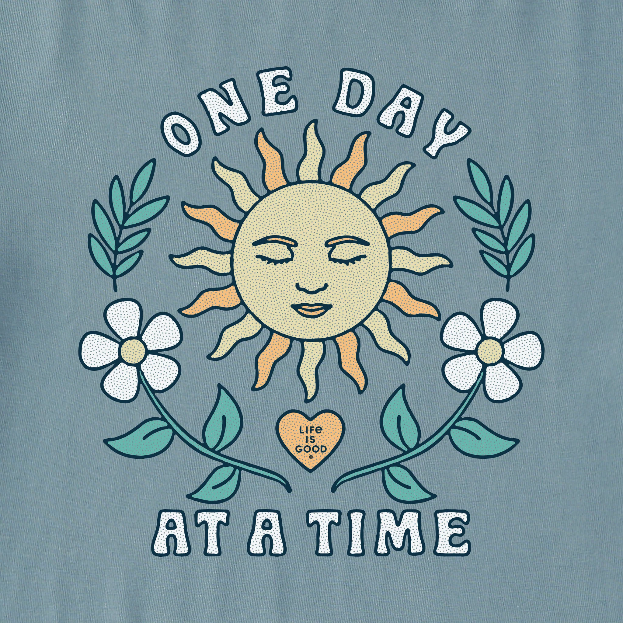 Women's One Day at a Time Sun Crusher Boxy Hoodie