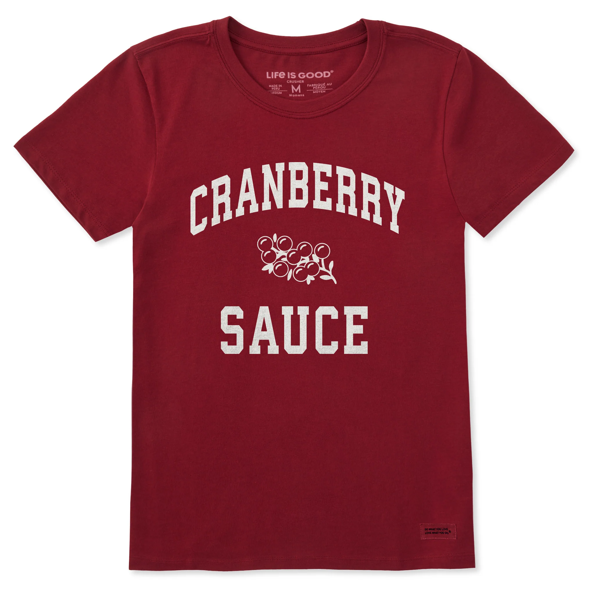 Women's Cranberry Sauce Arch Short Sleeve Crusher Tee