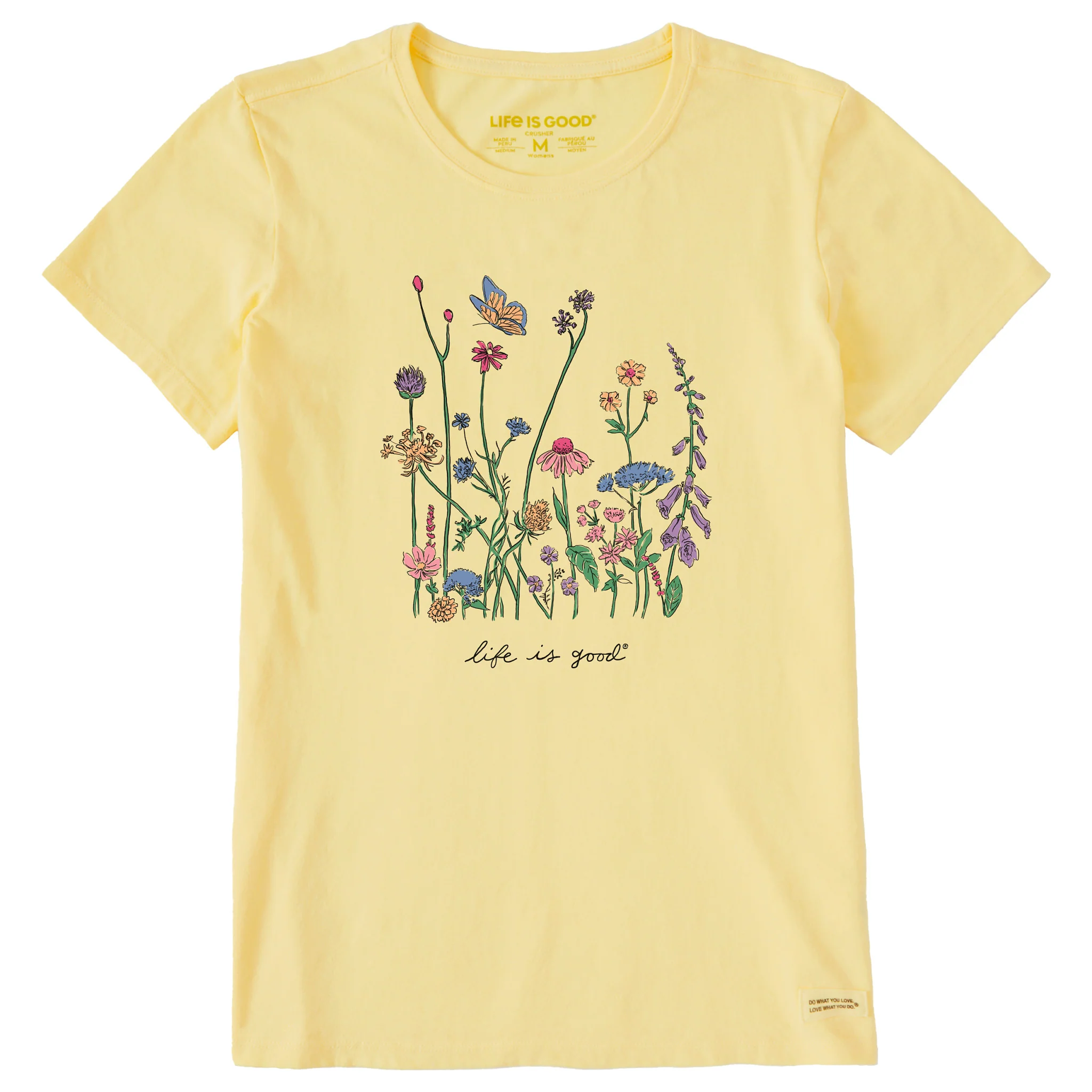 Women's Realaxed Wildflowers Short Sleeve Tee
