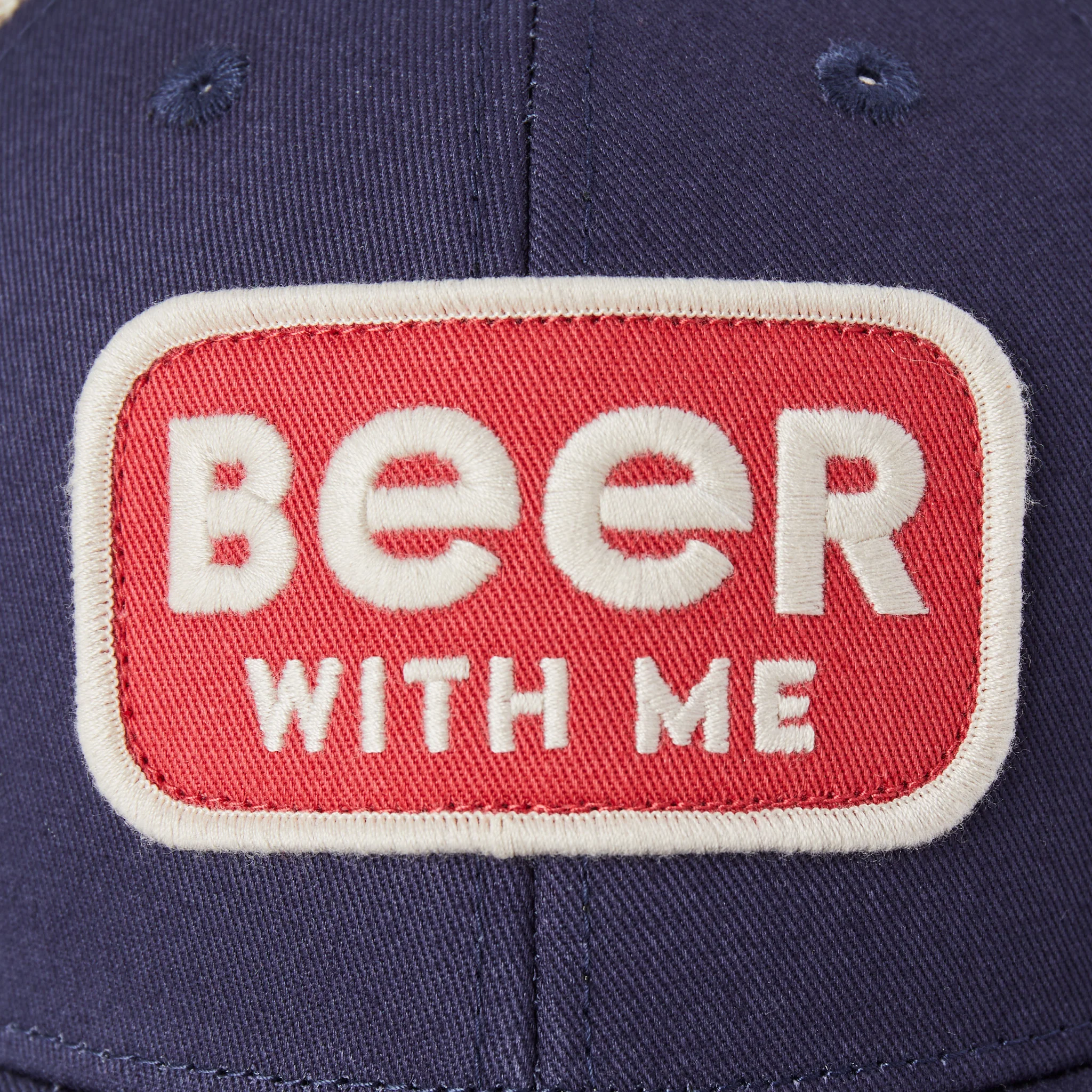 Adult Unisex Beer With Me Patch Trucker