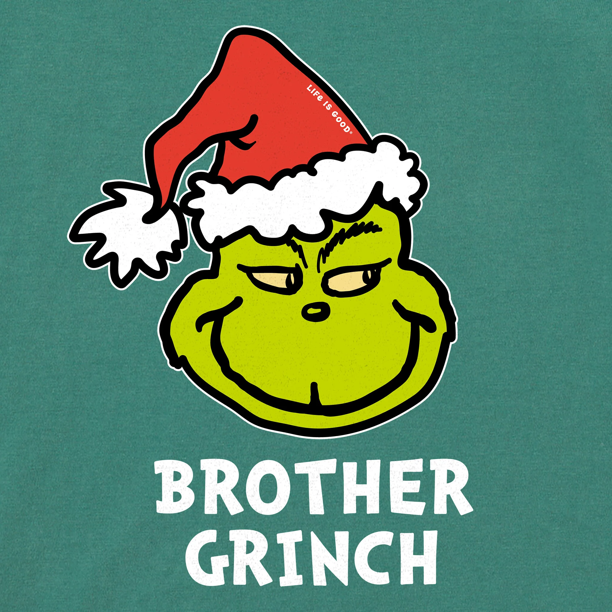 Kids Brother Grinch Long Sleeve Crusher Tee