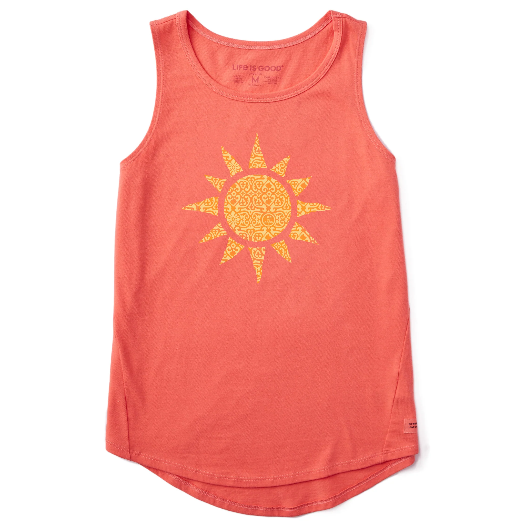 Women's Ancient Sun Sleeveless High-Low Crusher Tank