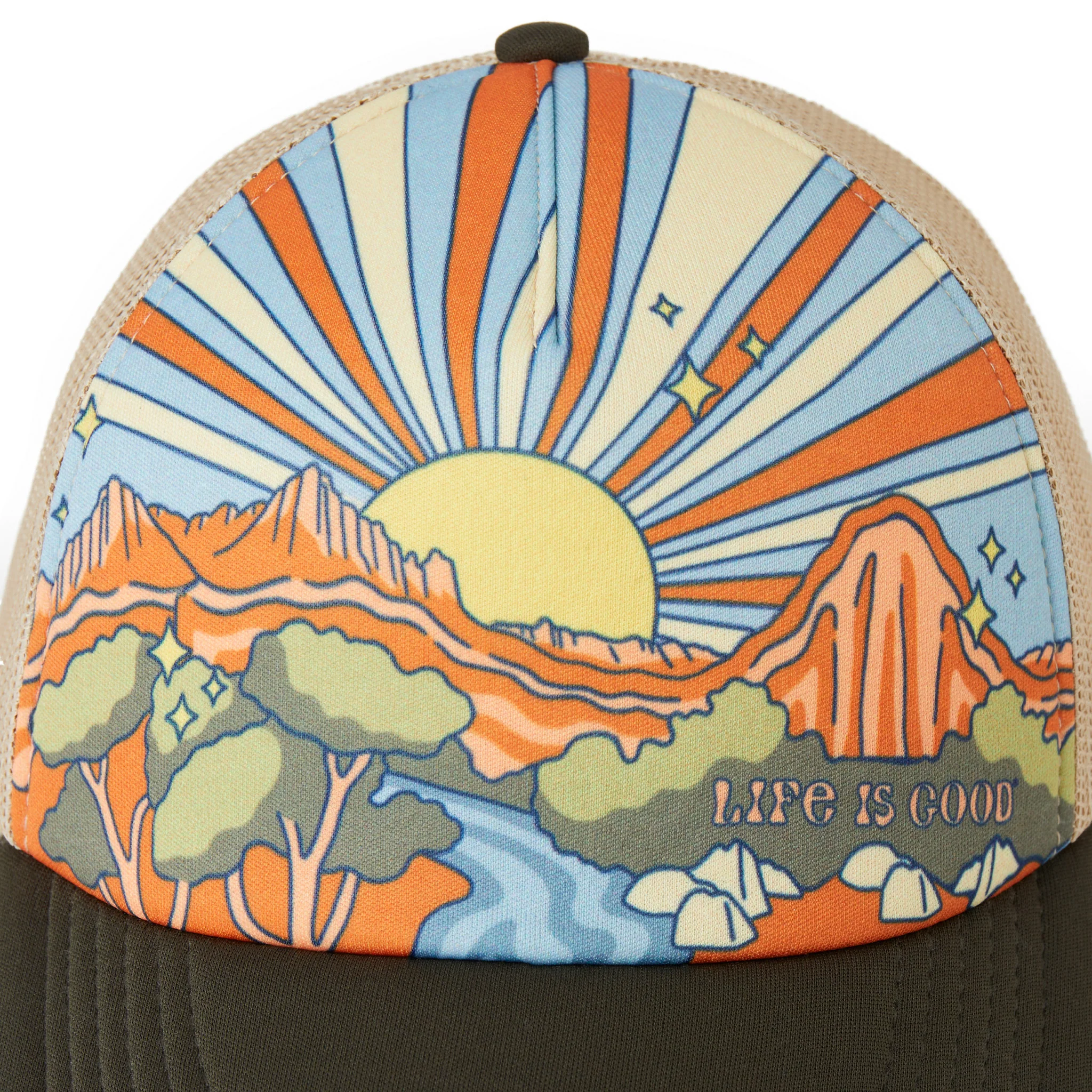 Adult Unisex Canyon Scene Trucker Hat