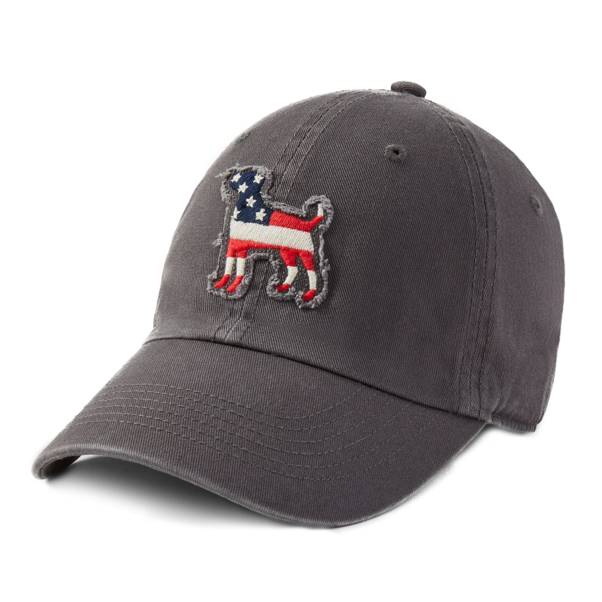 Adult Unisex Americana Dog Tattered Chill Cap