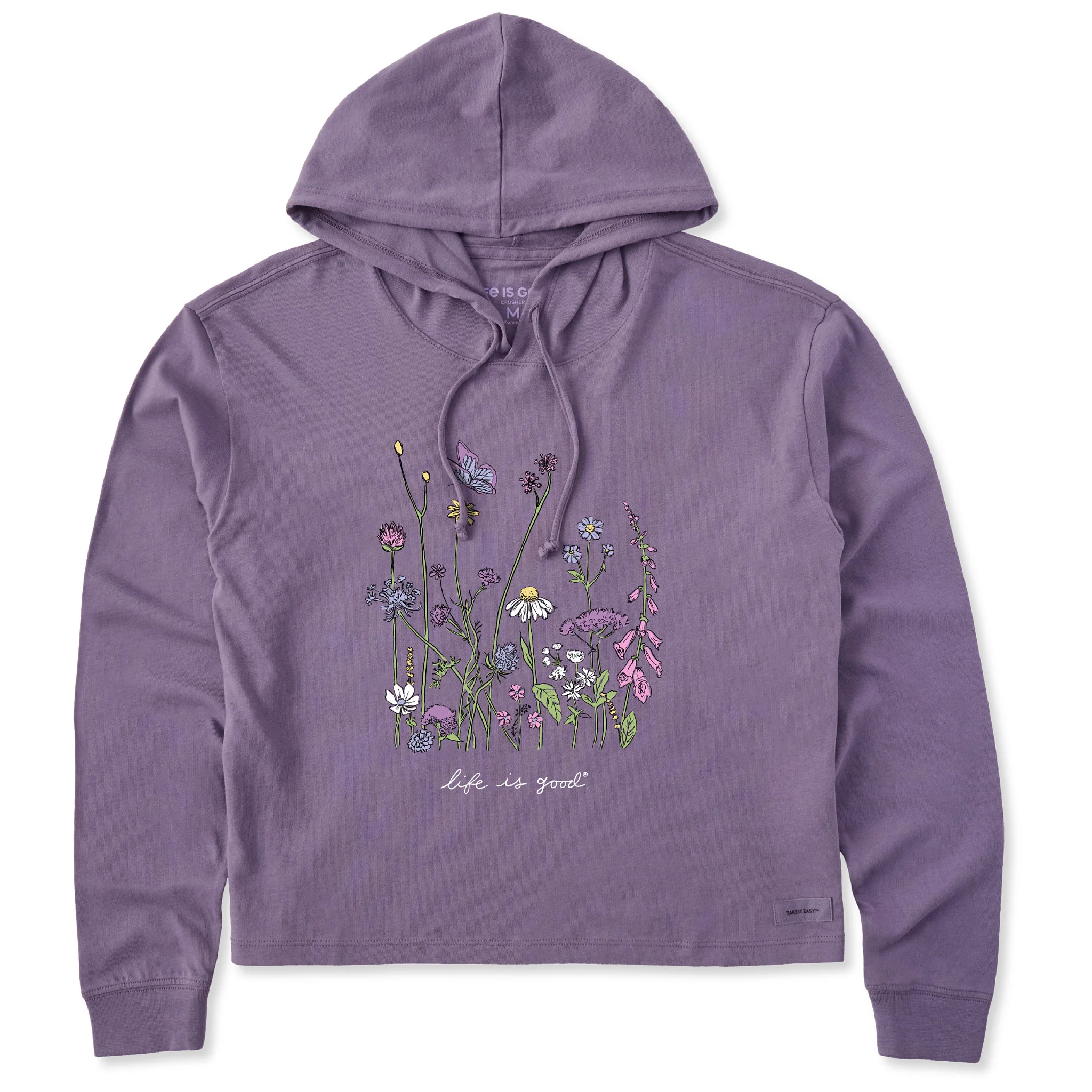 Women's Realaxed Wildflowers Crusher Boxy Hoodie