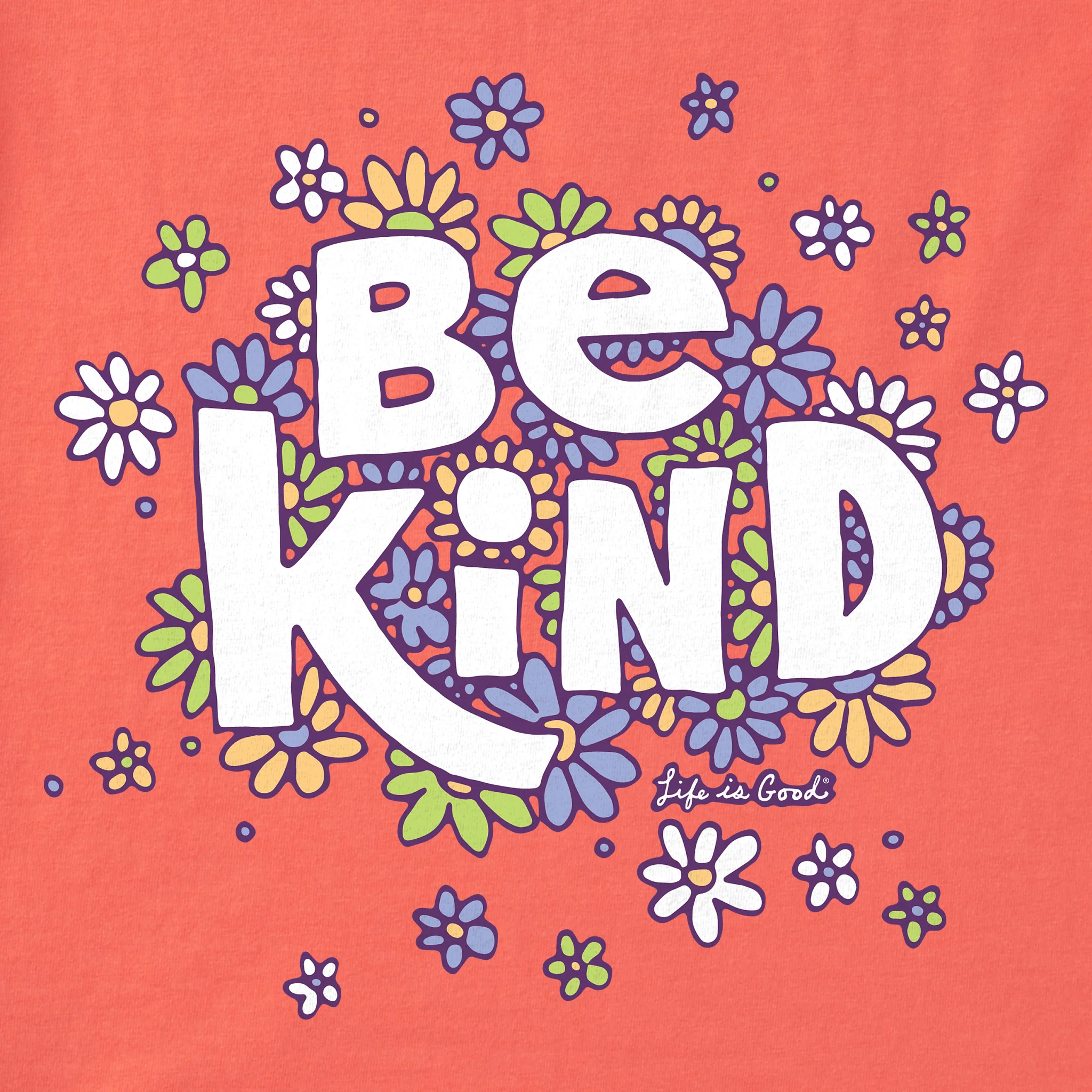 Women's Be Kind Flower Lines Crusher Tank