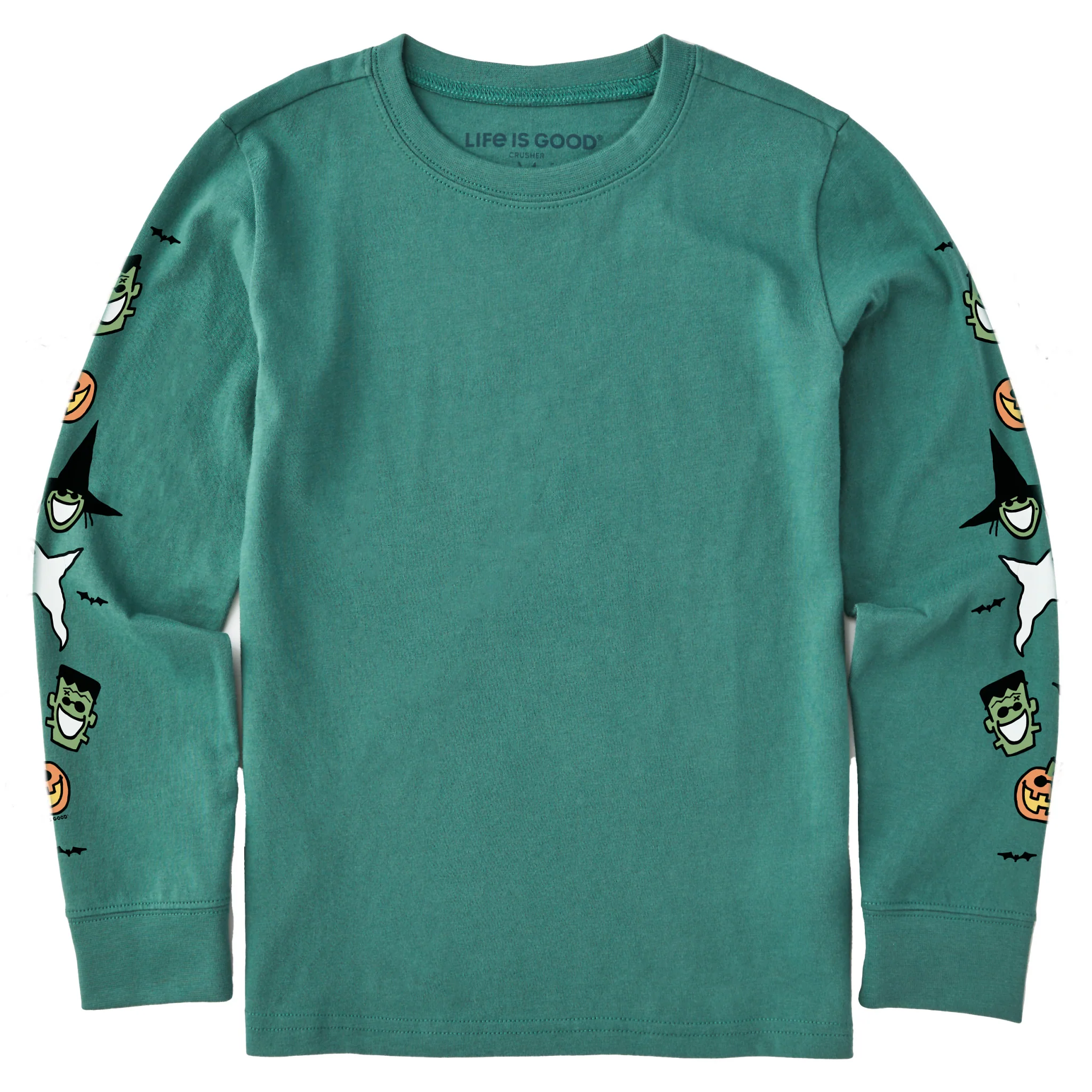 Kids Halloween Long Sleeve Crusher Tee