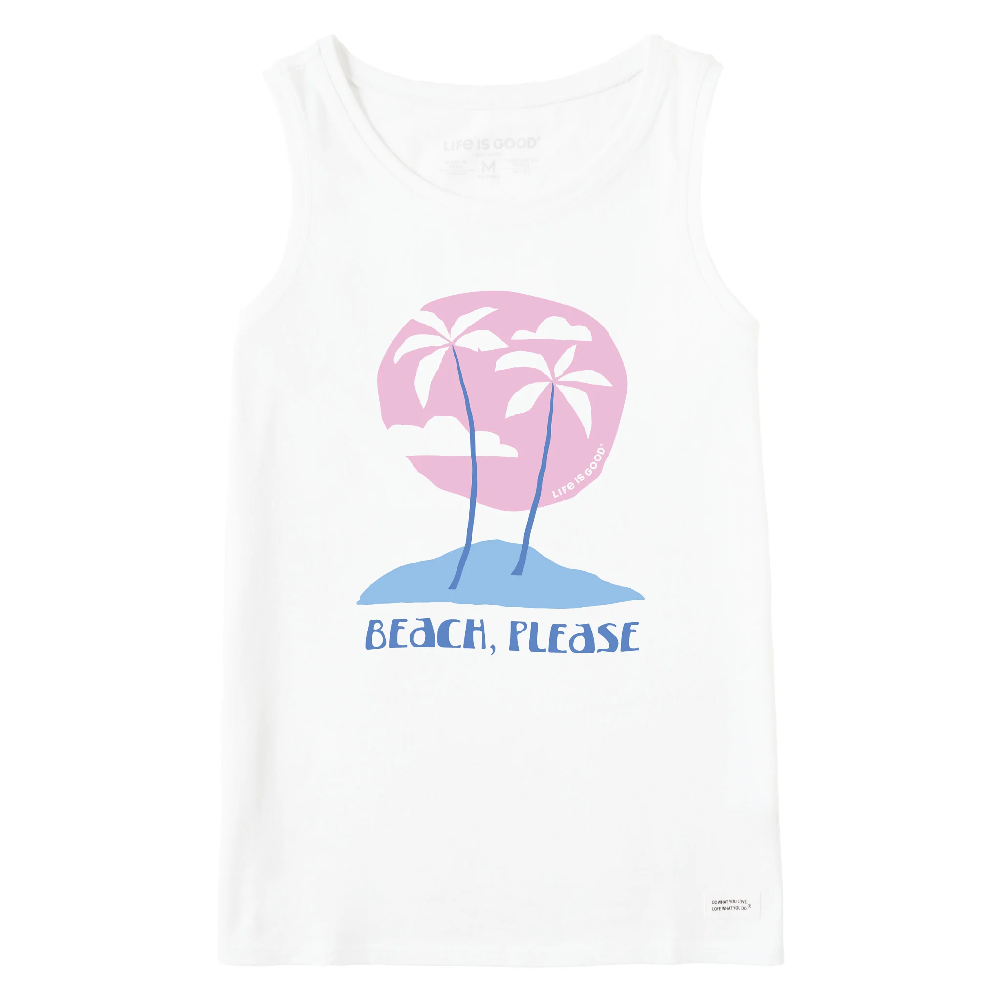 Women's Beach Please Palms Crusher Tank