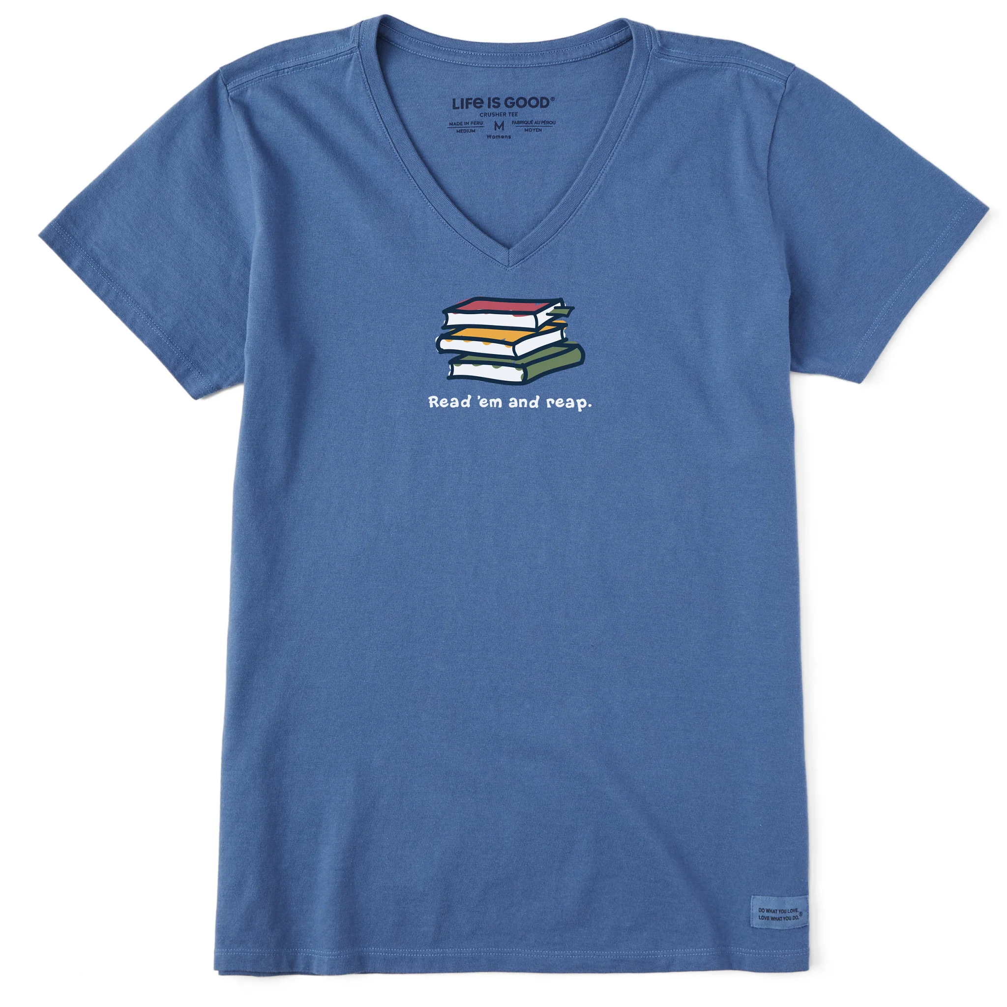 Women's Read 'em and Reap Short Sleeve Crusher Vee