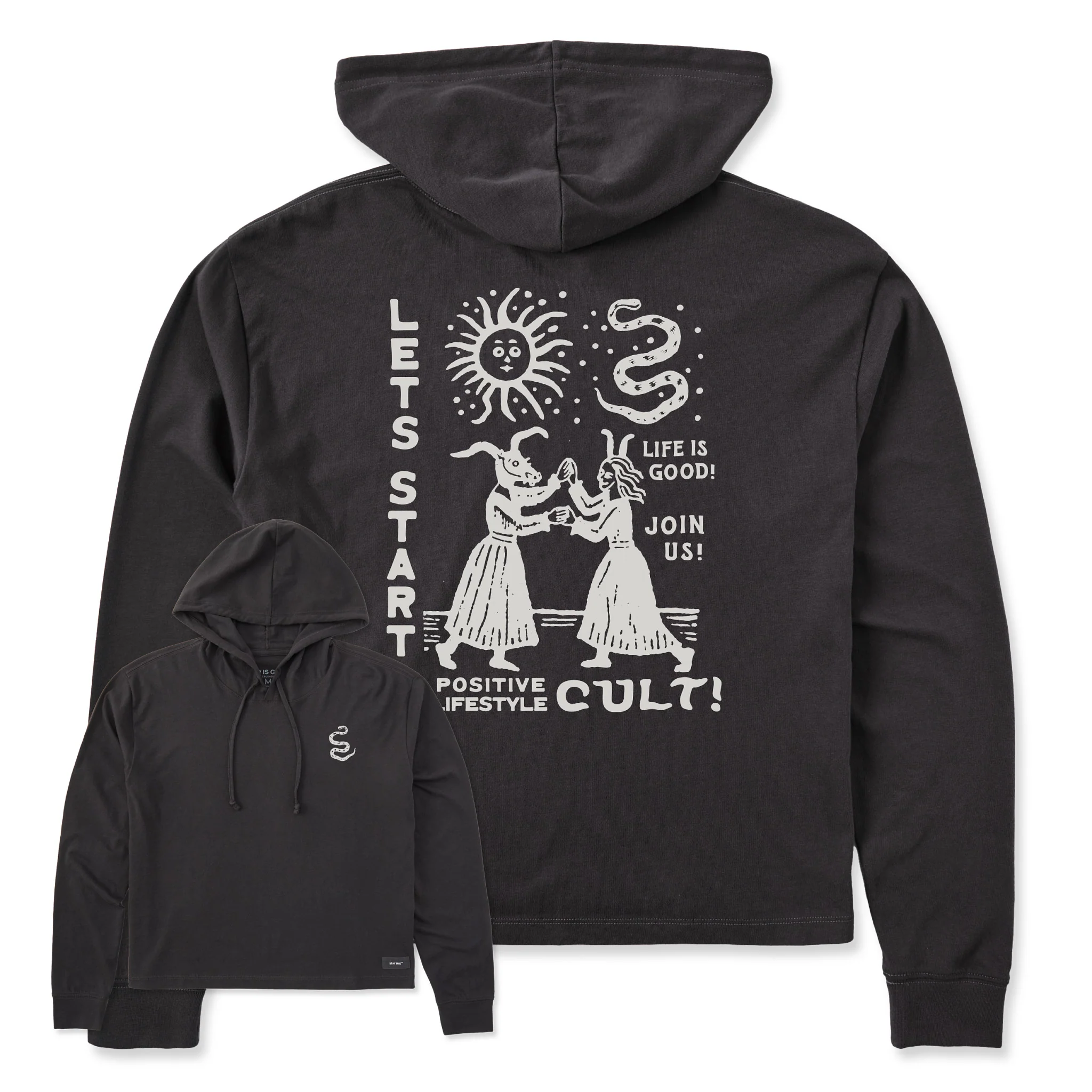 Women's Let's Start a Cult Crusher Boxy Hoodie