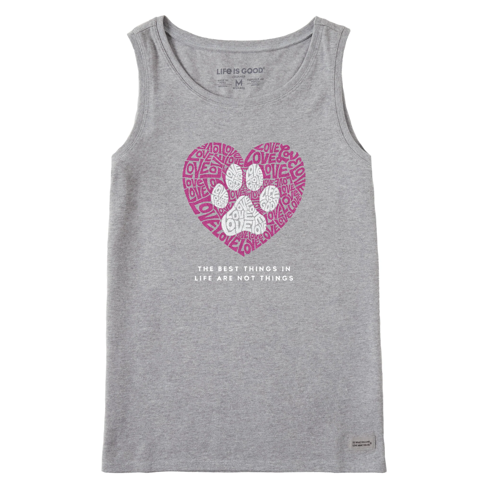 Women's Best Things Paw Heart Crusher Tank