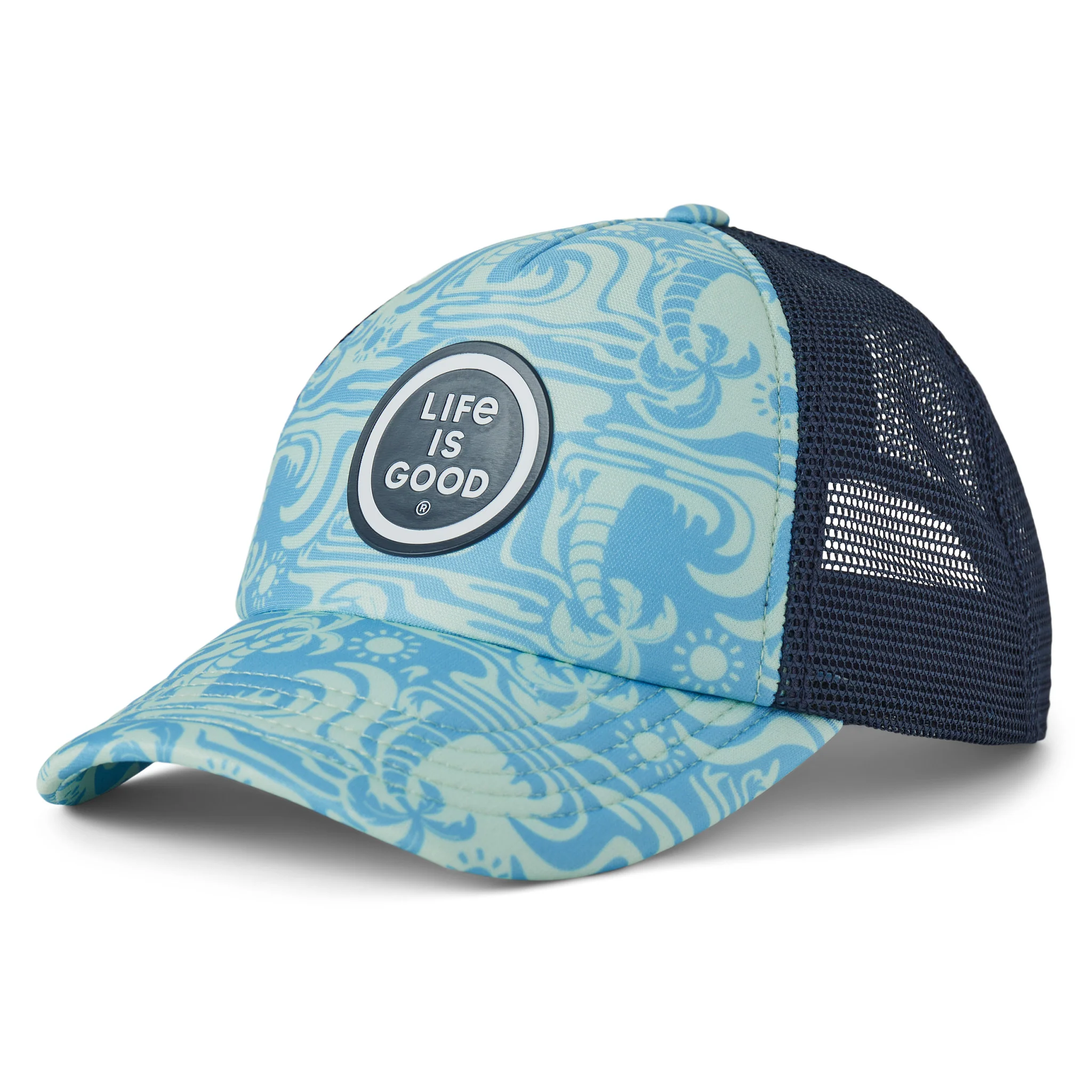 Kids Day In Paradise Pattern Kids Trucker
