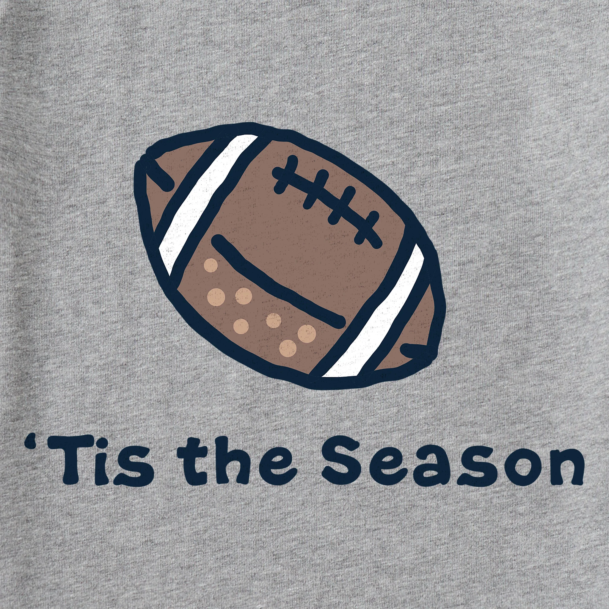 Women's Tis the Season Football Short Sleeve Tee