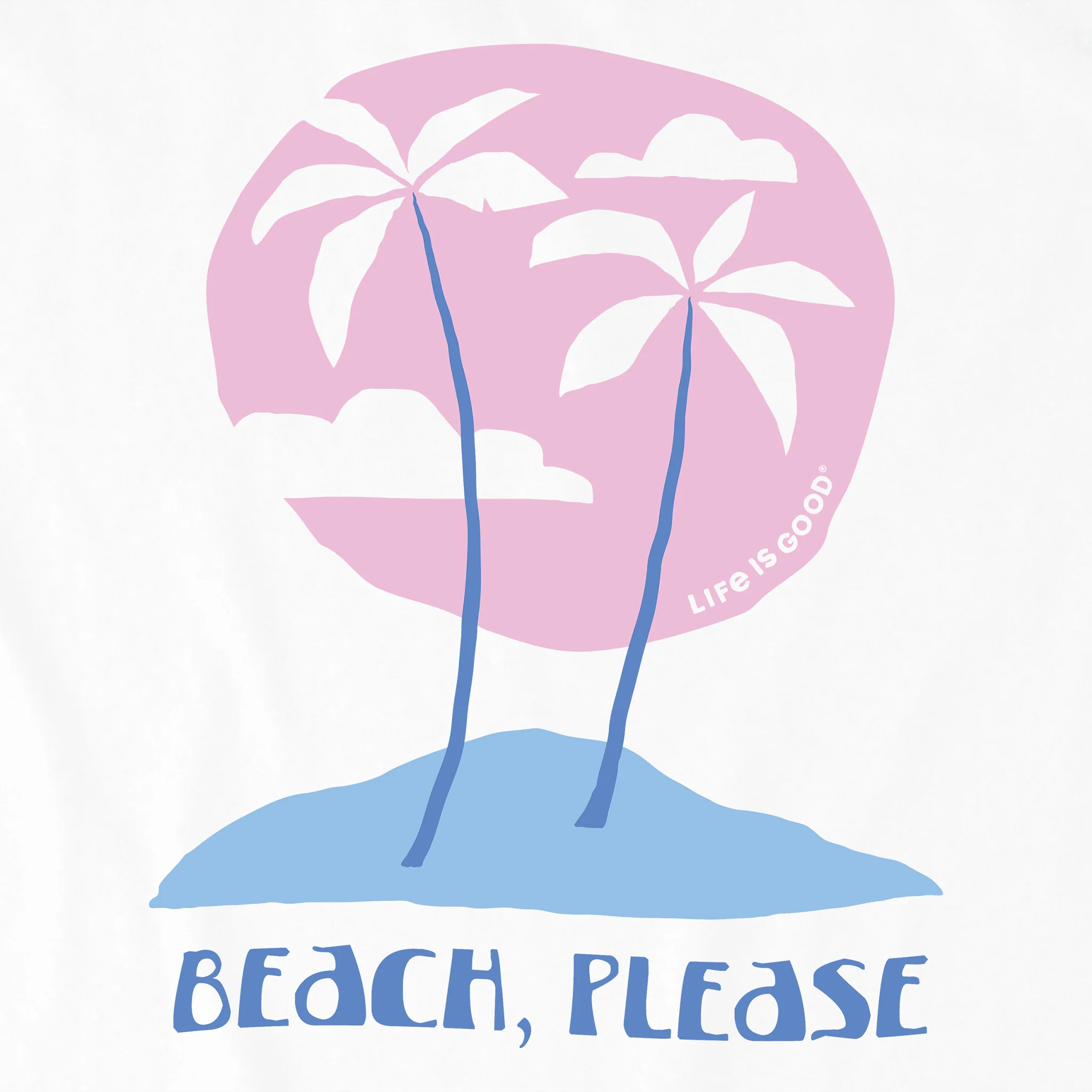 Women's Beach Please Palms Crusher Tank