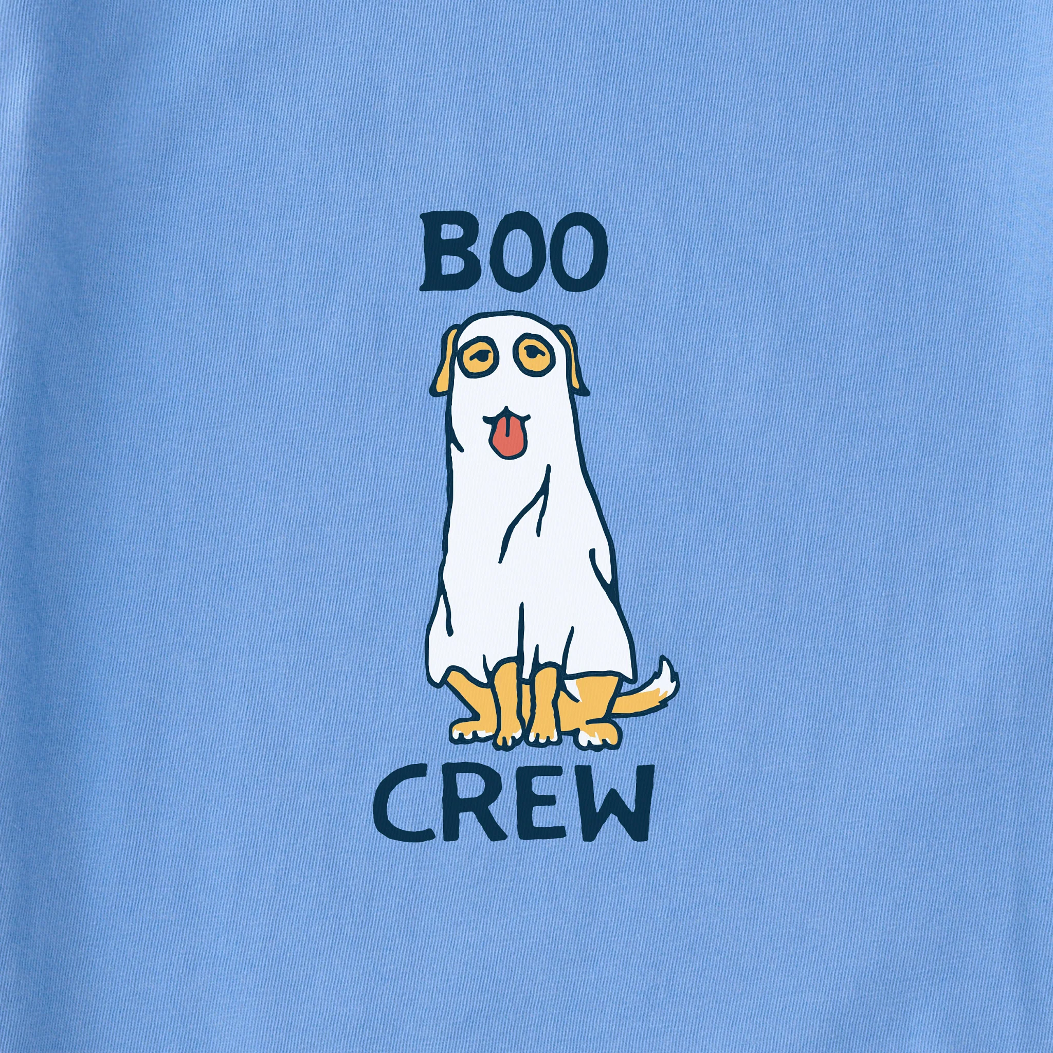 Kids Boo Crew Pups Long Sleeve Crusher Tee