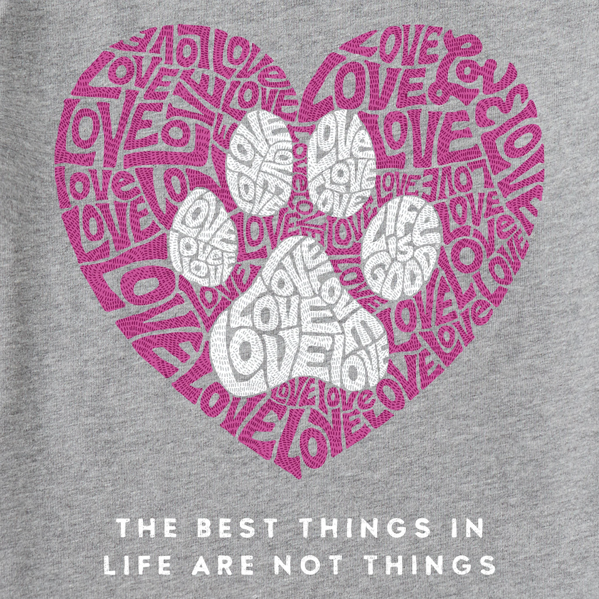 Women's Best Things Paw Heart Crusher Tank