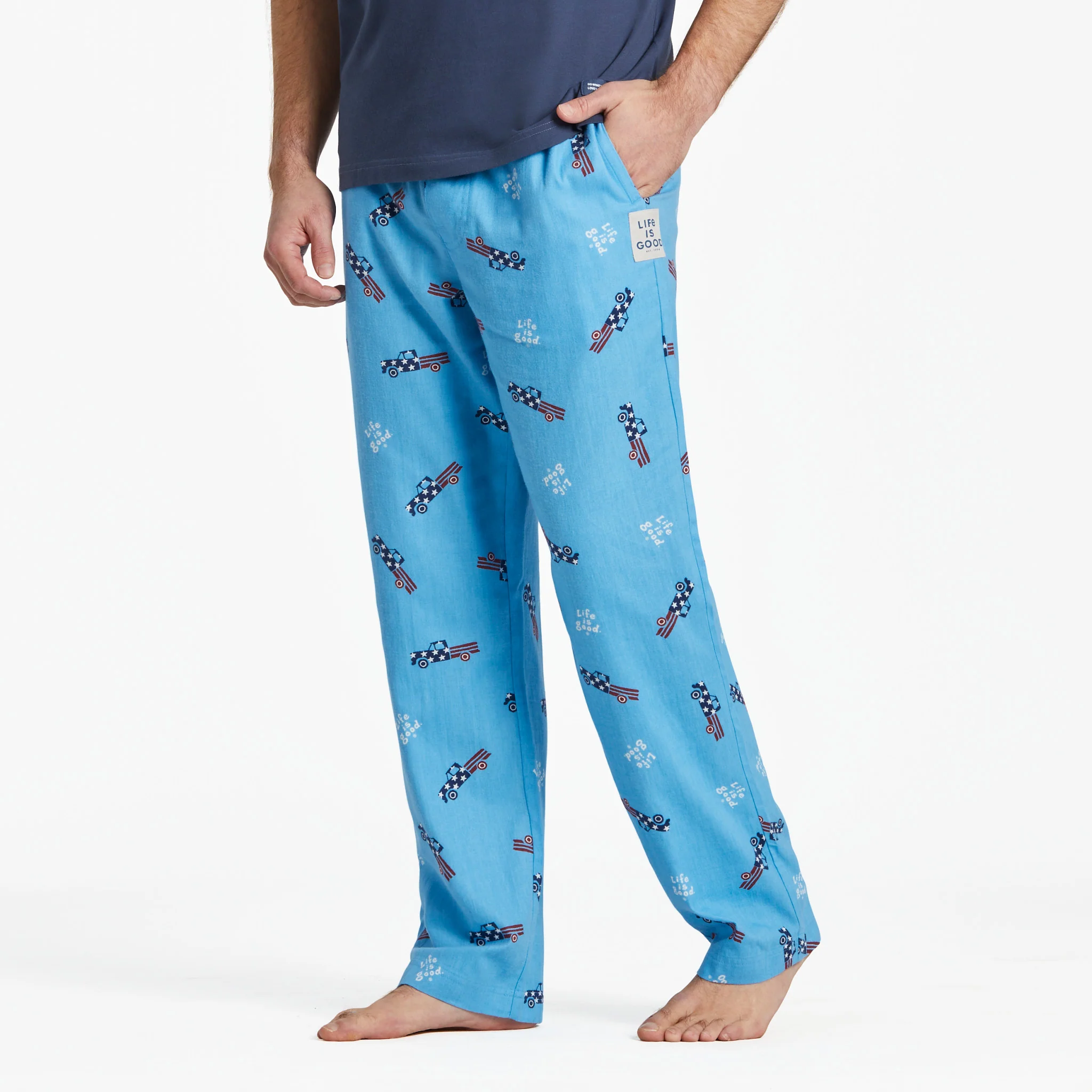 Men's USA Truck Pattern Classic Sleep Pant