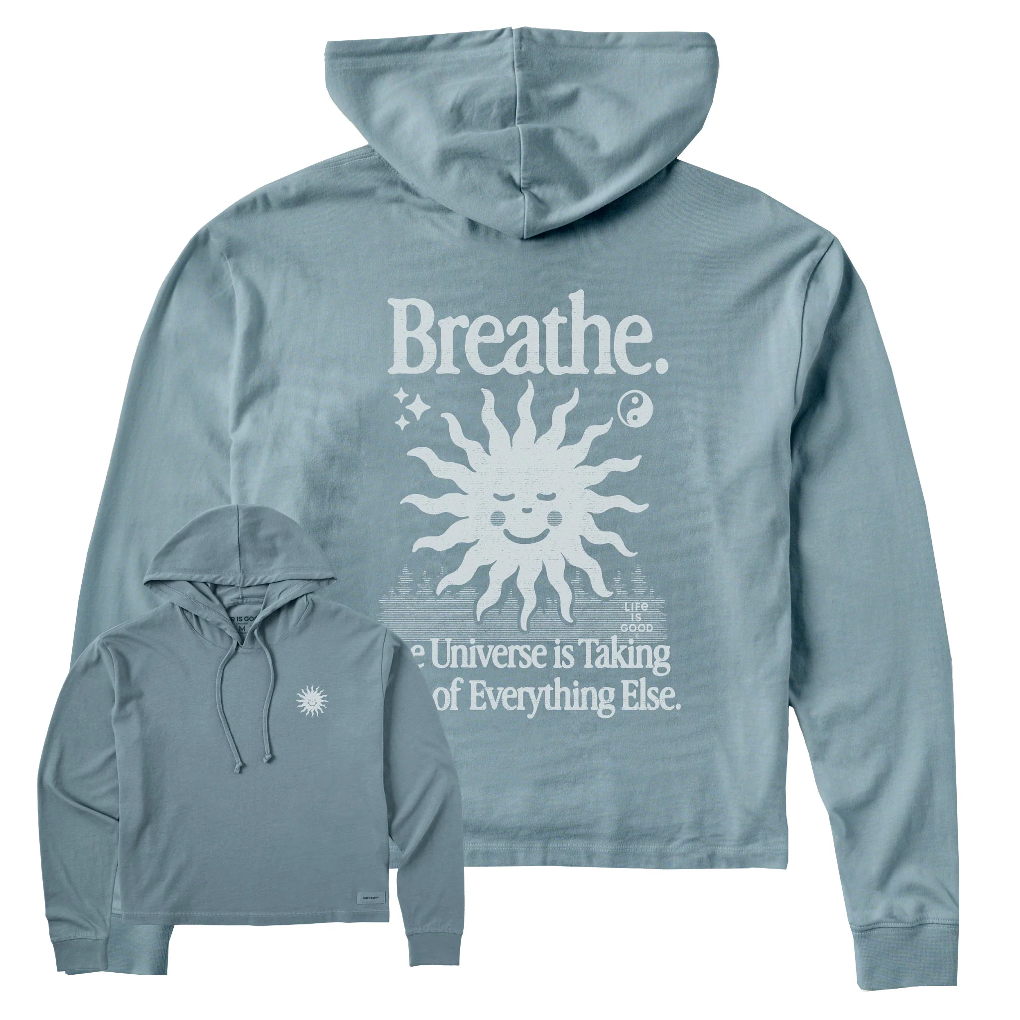 Women's Breathe Universe Sun Crusher Boxy Hoodie