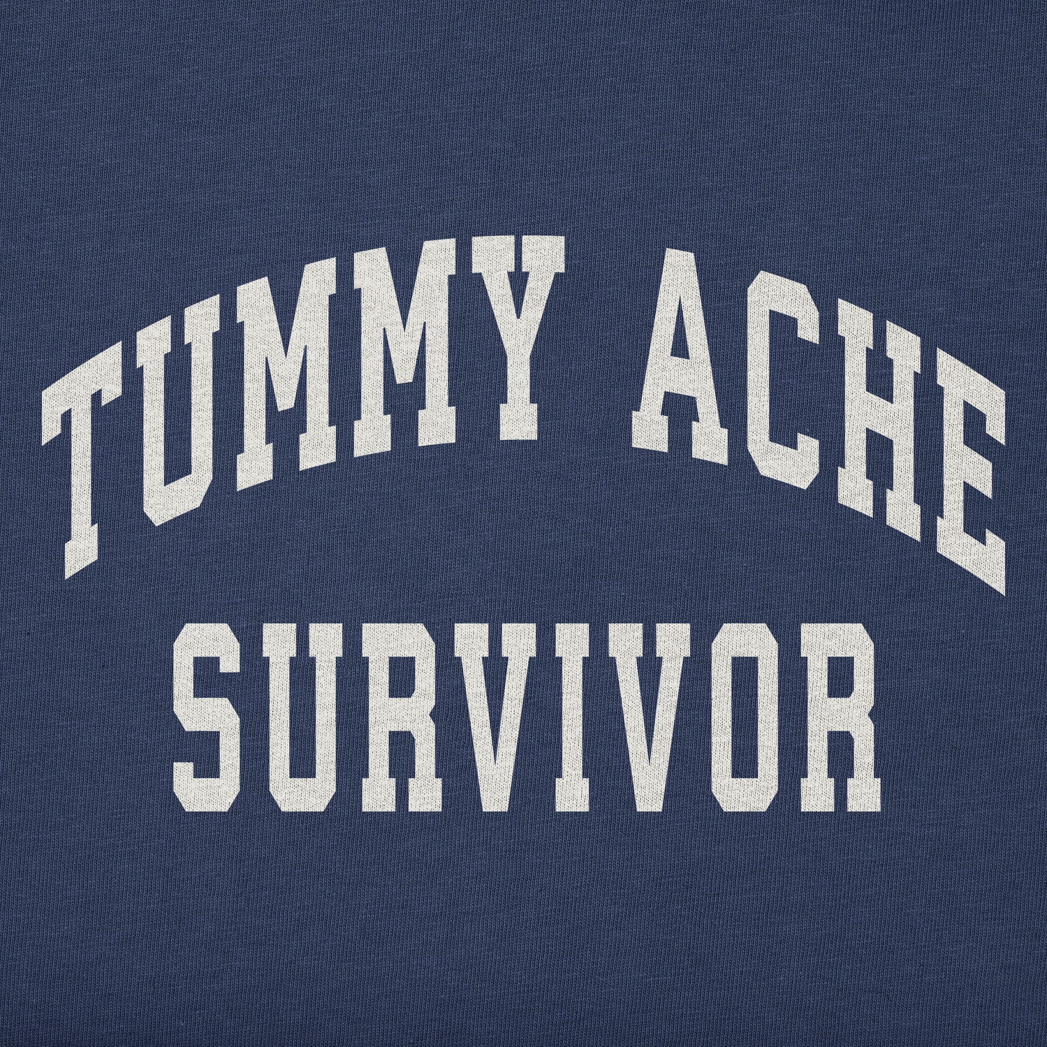 Kids Tummy Ache Survivor Arch Long Sleeve Crusher Tee