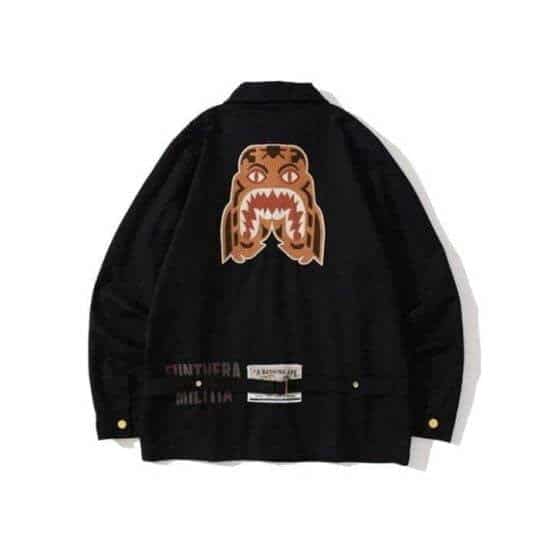 A Bathing Ape Tiger Shark Coach Jacket