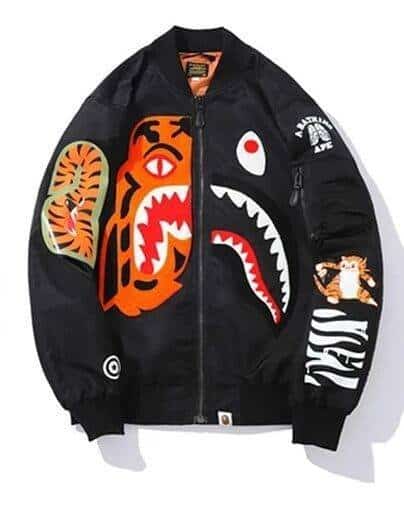BAPE Shark Head & Tiger Head Jacket