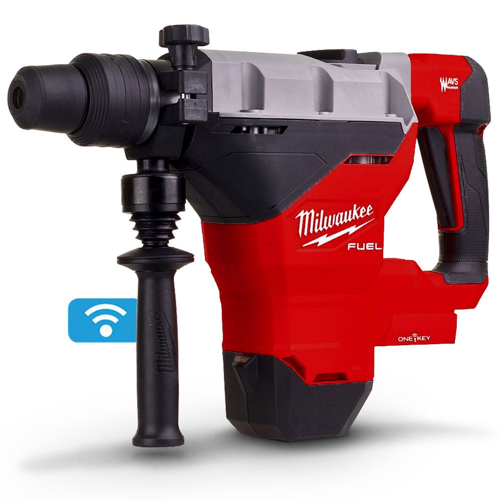 MILWAUKEE 18V FUEL™ 2 x 12.0Ah 44mm SDS Max Rotary Hammer Kit M18FHM-122C