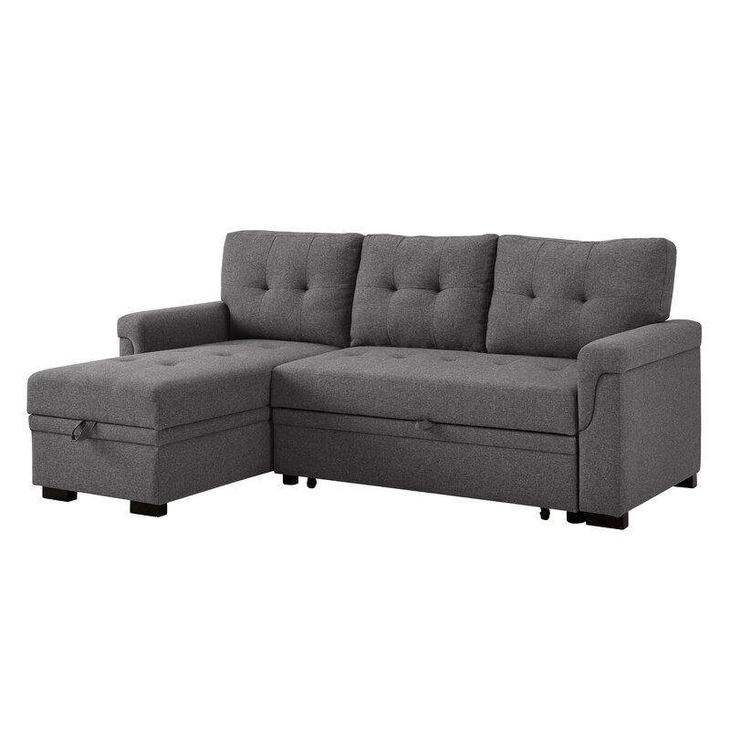 Gunnar 86′′ Wide Reversible Sleeper Sofa & Chaise