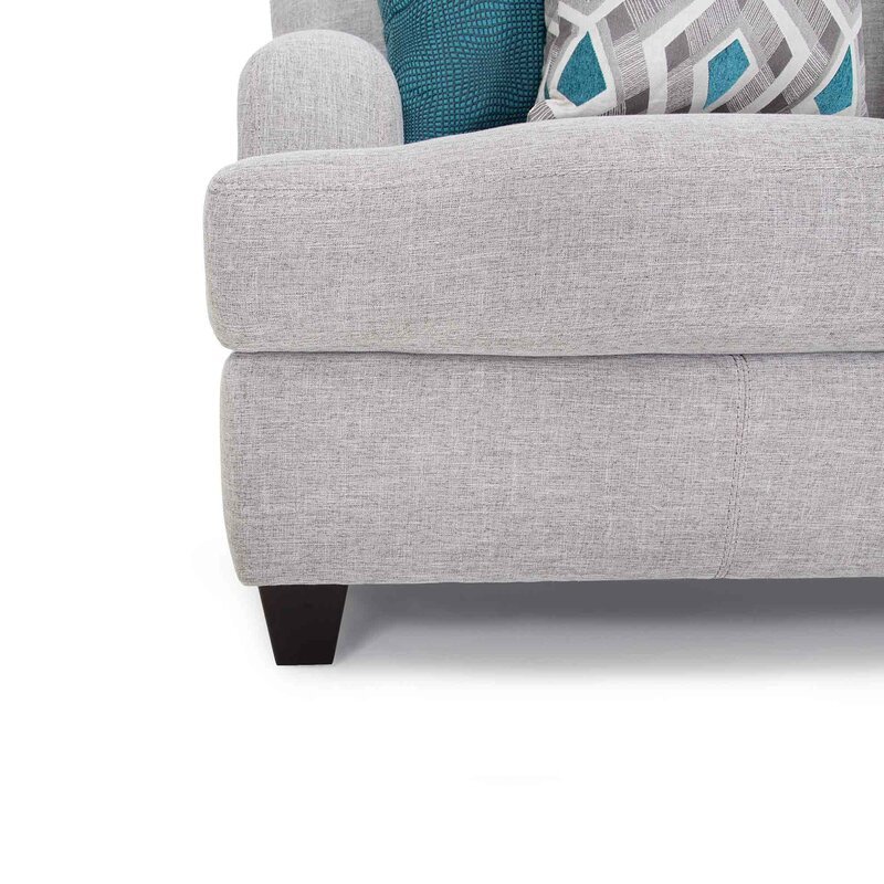 Rosalie 93 Recessed Arm Sofa