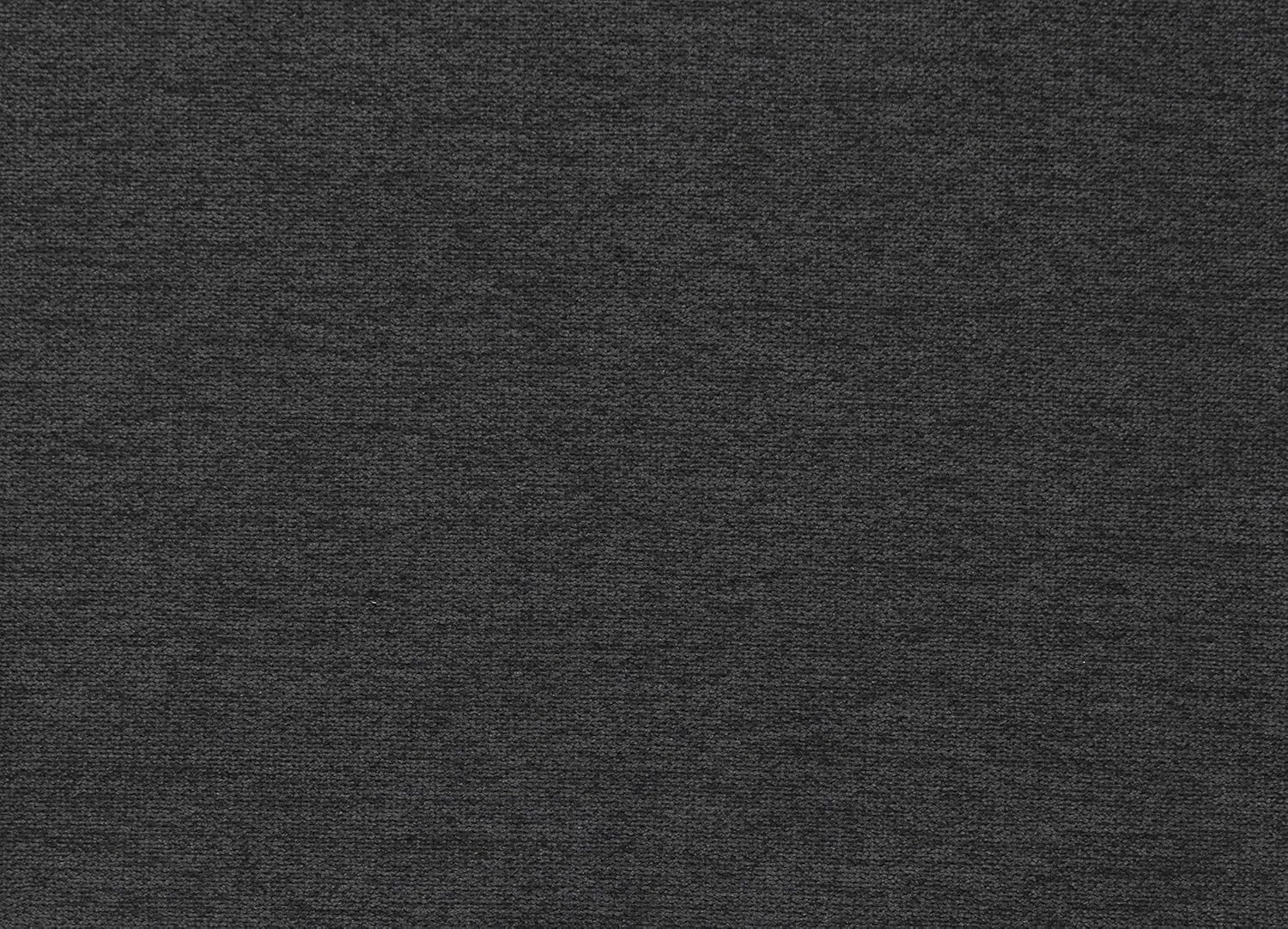 AC Design Furniture Jasper Sofa Bed W: 196 x H: 91 x D: 96 cm, Dark Grey/Black, Fabric/Metal