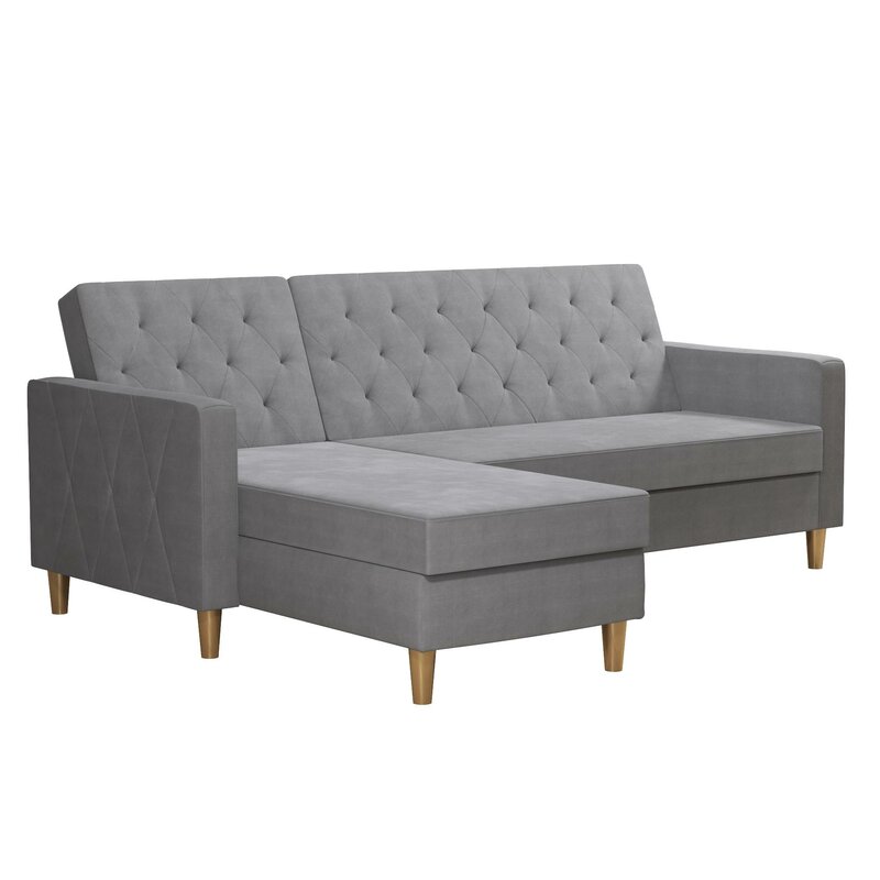 Liberty 84′′ Wide Reversible Sleeper Sofa & Chaise