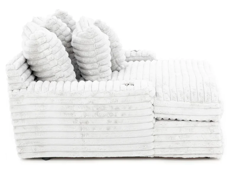 Winter Sale - Nestle Chaise Lounge With Dual Cupholders And Charging Ports