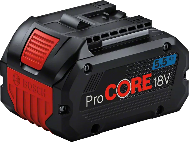 BOSCH COMBI-KIT 4 18V TOOLS: GSR 18V-110C + GDX 18V-210C + GWS 18V-10 + GBH 18V-24C + 1 4.0 AH BATTERY (PROCORE) + 2 5.5 AH BATTERIES (PROCORE) + GAL 1880CV ( L)PROFESSIONAL
