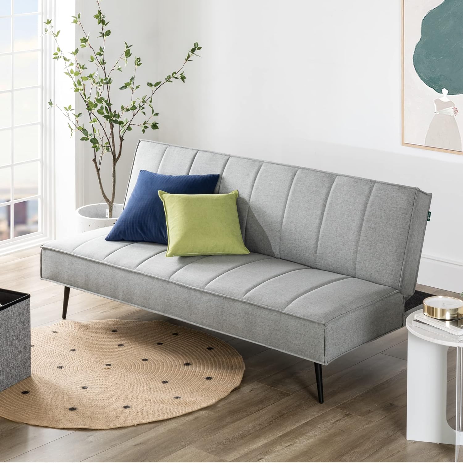 Zinus Quinn Clic Clac Sofa Bed - 2-in-1 Folding Sofa Bed - Suitable for Guest Rooms and Small Spaces
