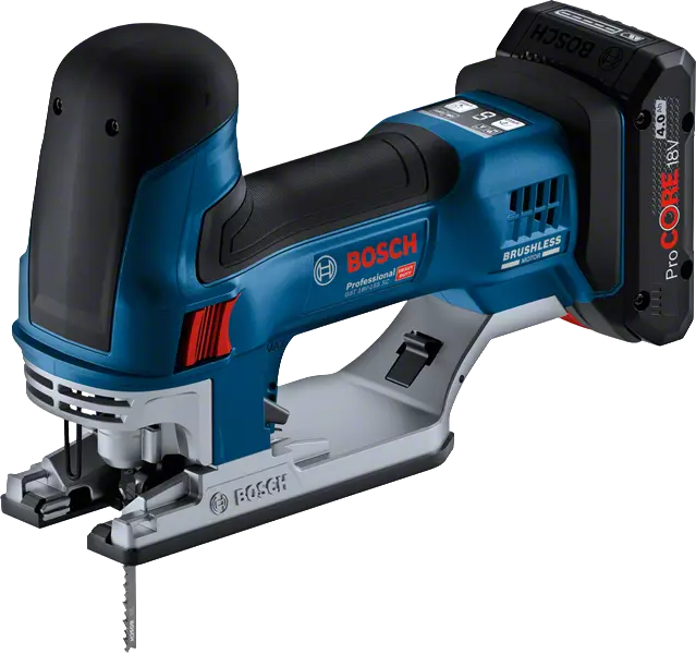 BOSCH COMBI-KIT 4 18V TOOLS: GSR 18V-90C + GKT 18V-52GC + GST ​​18V-155 SC+ GEX 18V-125 + 1 4.0 AH BATTERY (PROCORE) + 2 5.5 AH BATTERIES (PROCORE) + GAL 1880CV ( L)PROFESSIONAL