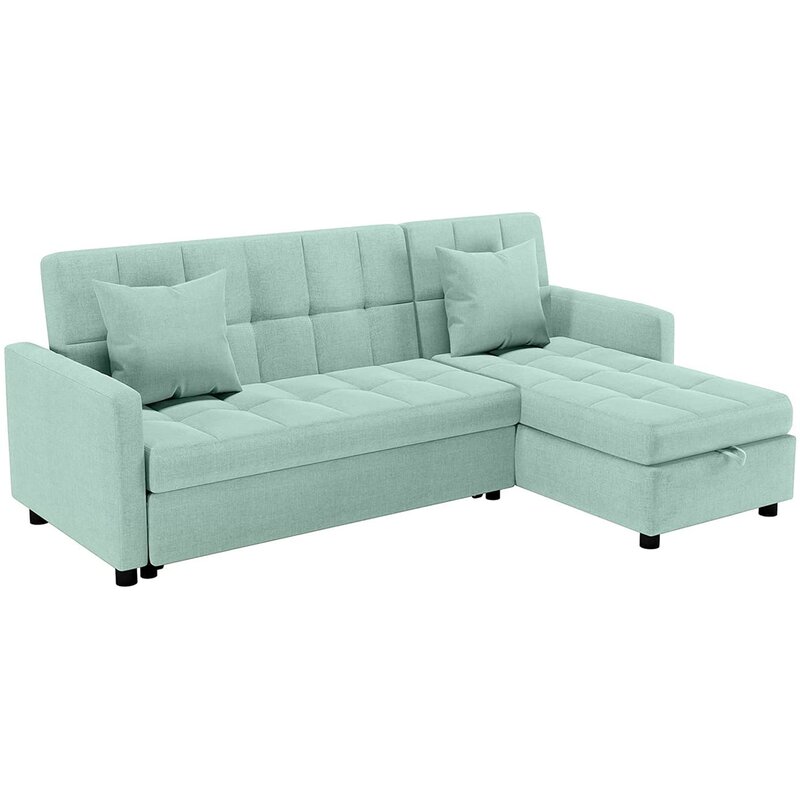 81.9'' Square Arm Sofa Bed
