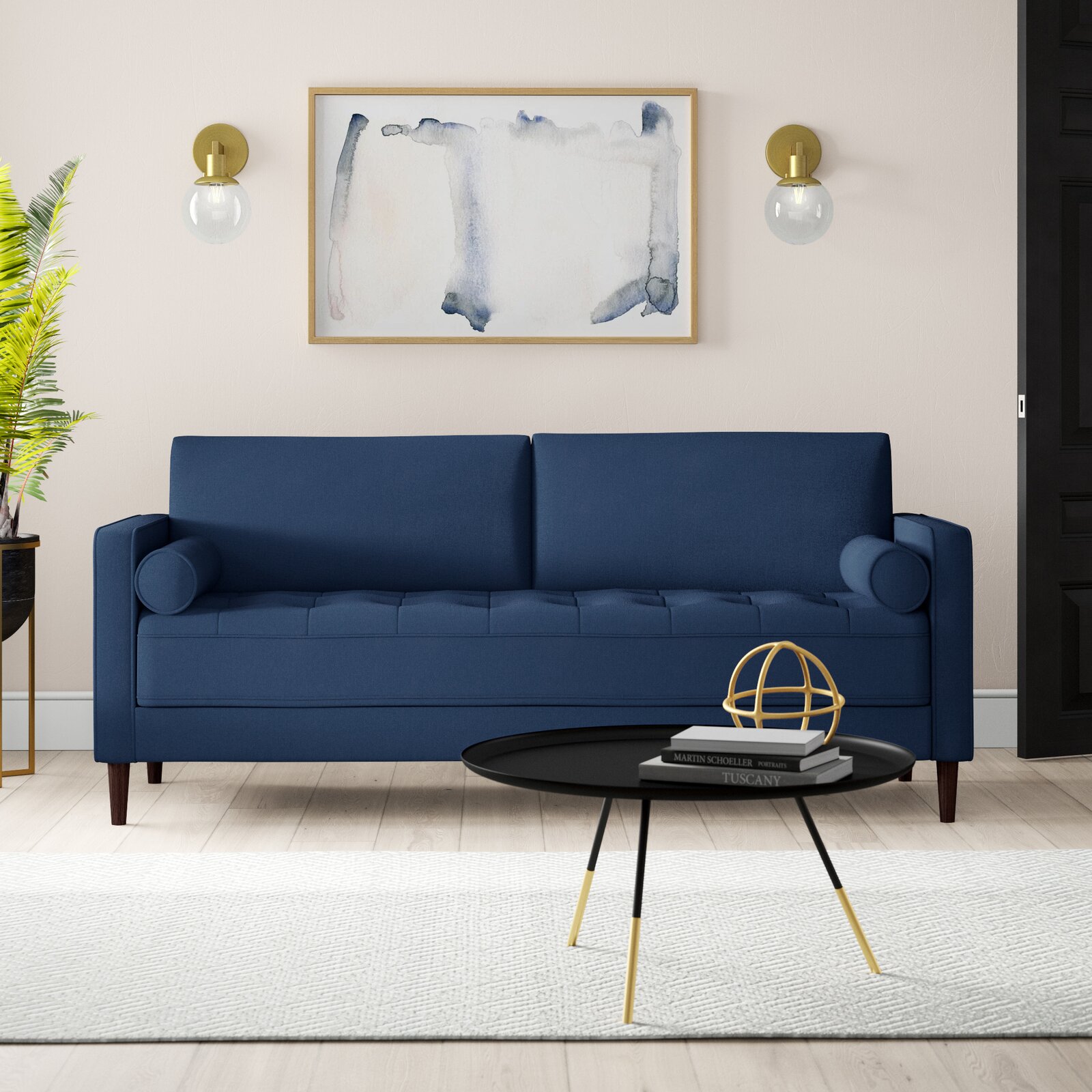 Garren 70.1” Square Arm Sofa
