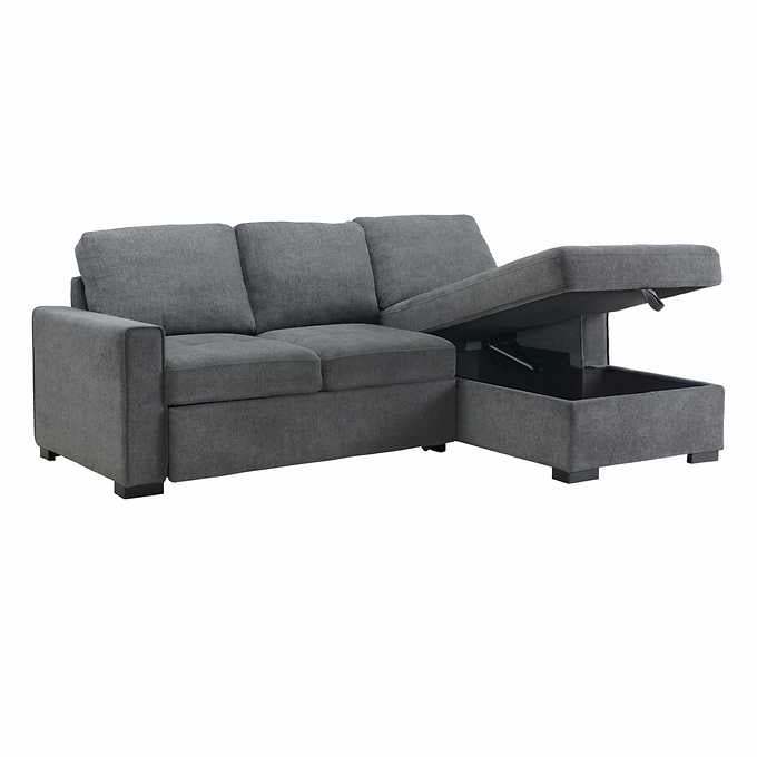 Kendale Sleeper Sofa with Storage Chaise