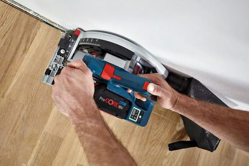 BOSCH COMBI-KIT 4 18V TOOLS: GSR 18V-90C + GKT 18V-52GC + GST ​​18V-155 SC+ GEX 18V-125 + 1 4.0 AH BATTERY (PROCORE) + 2 5.5 AH BATTERIES (PROCORE) + GAL 1880CV ( L)PROFESSIONAL