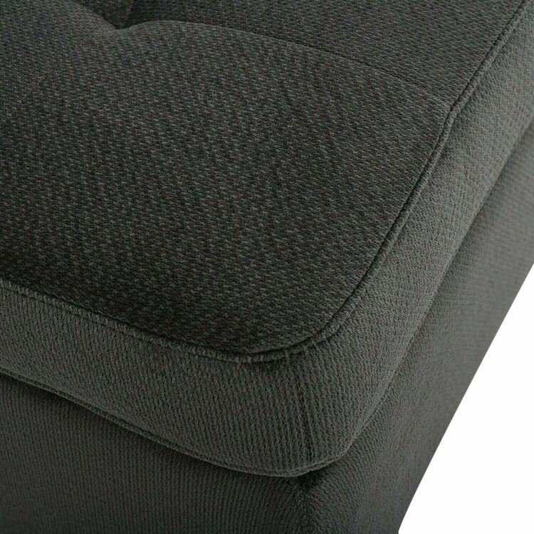 Gotham 3-Piece Charcoal Fabric Sectional Sofa Set