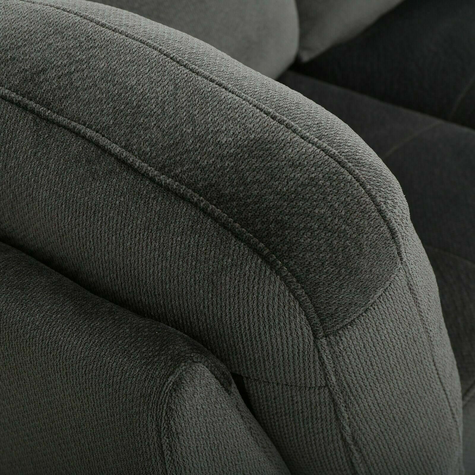 Gotham 3-Piece Charcoal Fabric Sectional Sofa Set