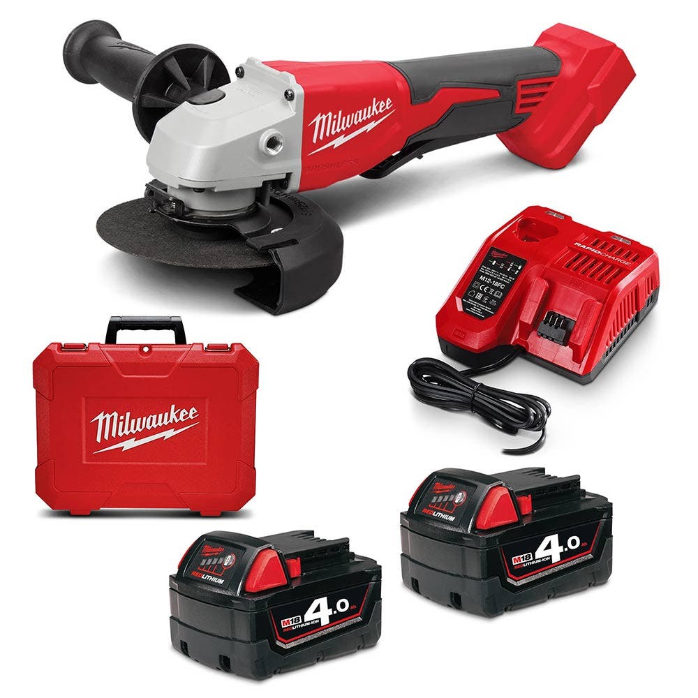 MILWAUKEE 18V Brushless 2 x 4.0Ah 125mm (5