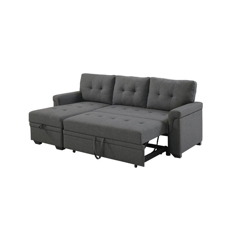 Gunnar 86′′ Wide Reversible Sleeper Sofa & Chaise