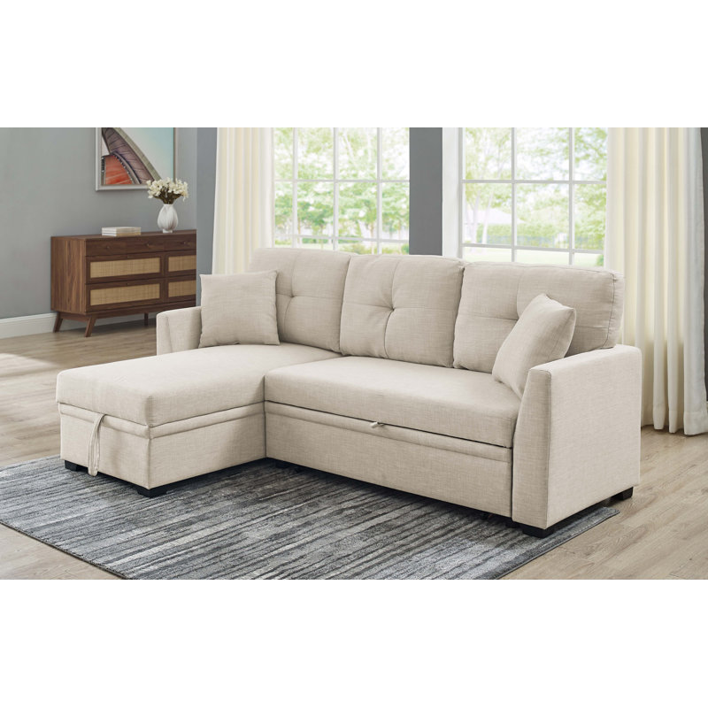 Barrientez 85'' Upholstered Sleeper Sofa